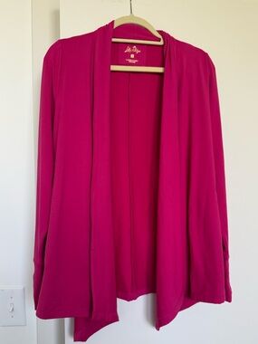 EUC Lilly Pulitzer Fuchsia Open-Front Women’s Cardigan